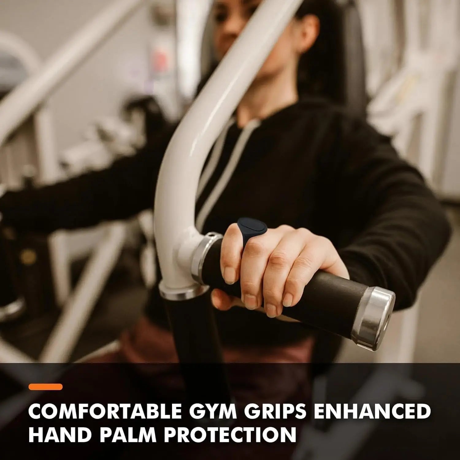 Rubber Weight Lifting Grip for Men - Lifting Hook Straps for Gym Deadlifiting | Gym Gloves for Men Women Anti Slip Grip | Dumbbell Barbell Grip (Black)