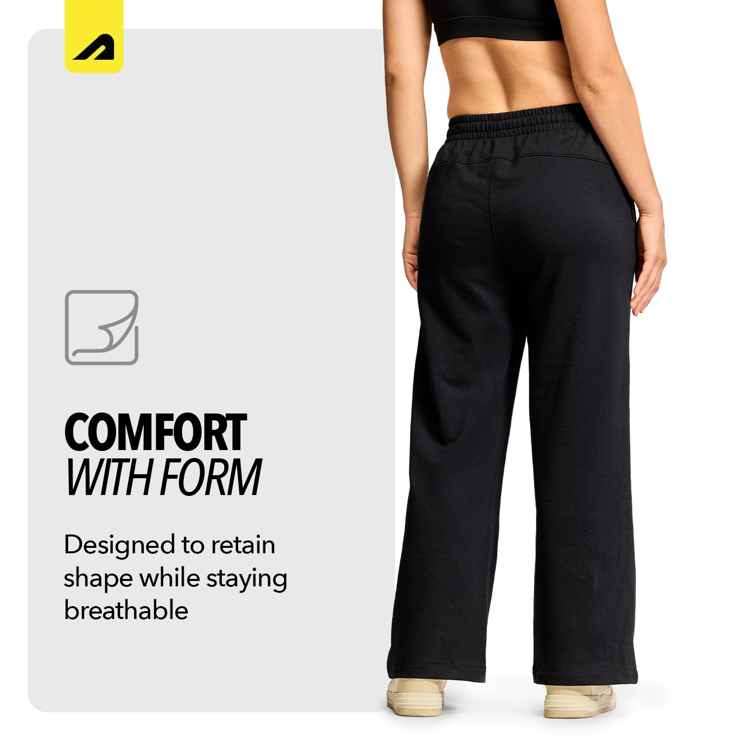 Boldfit Track Pants for Woman, Trousers for Women Wide Leg, Gym Pant with Pockets, Adjustable Drawstring Waist Lower, Workout & Running Women Sports Joggers