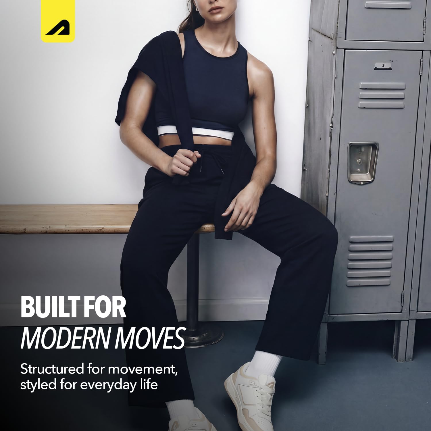 Boldfit Track Pants for Woman, Trousers for Women Wide Leg, Gym Pant with Pockets, Adjustable Drawstring Waist Lower, Workout & Running Women Sports Joggers