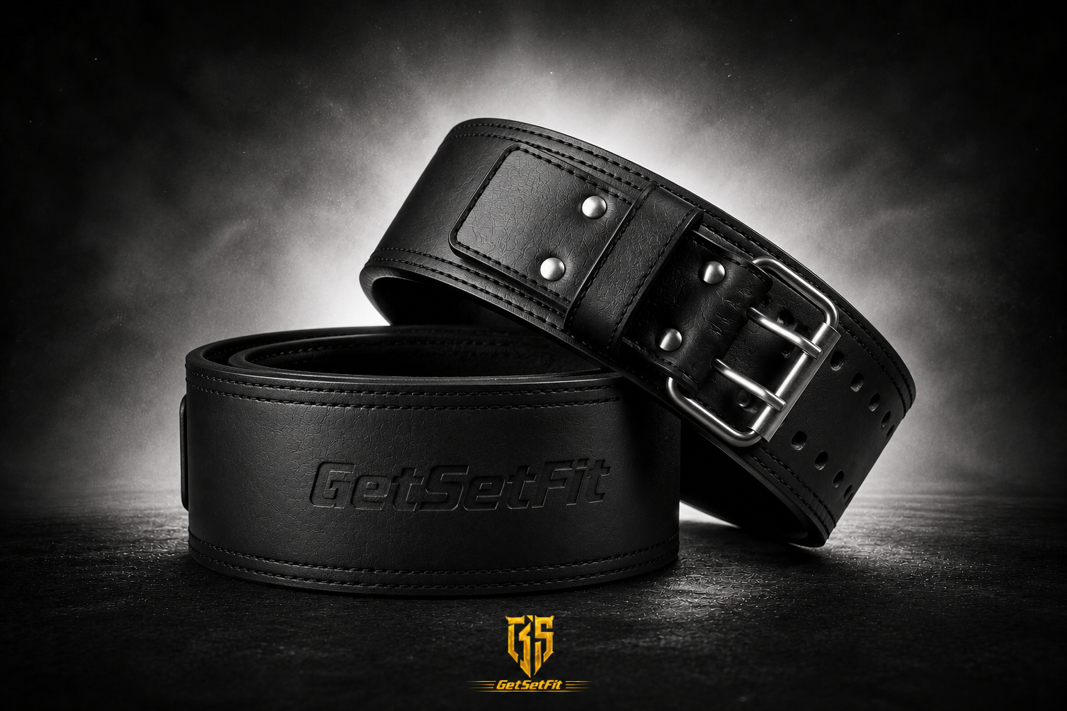 Get Set Fit Unisex Weightlifting Belt for Gym, Powerlifting, Squats & Deadlifts